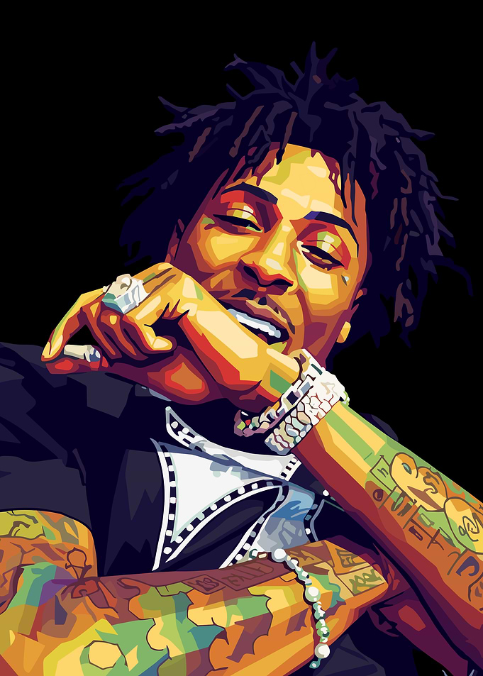 YoungBoy Never Broke Again Pop Art Portrait