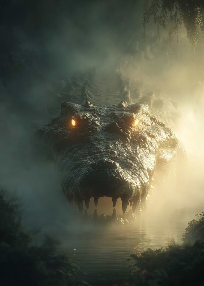 Giant Crocodiles Prey