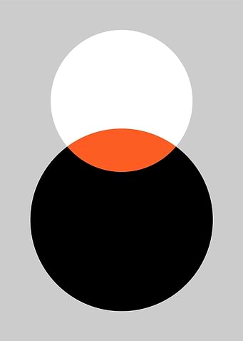 Abstract Overlapping Circles
