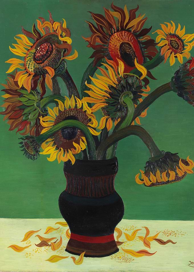 Sunflowers in a Vase