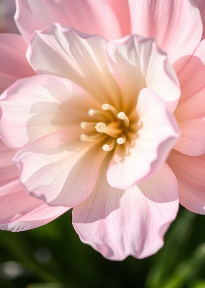 Close-up of a Pink Dahlia Flower