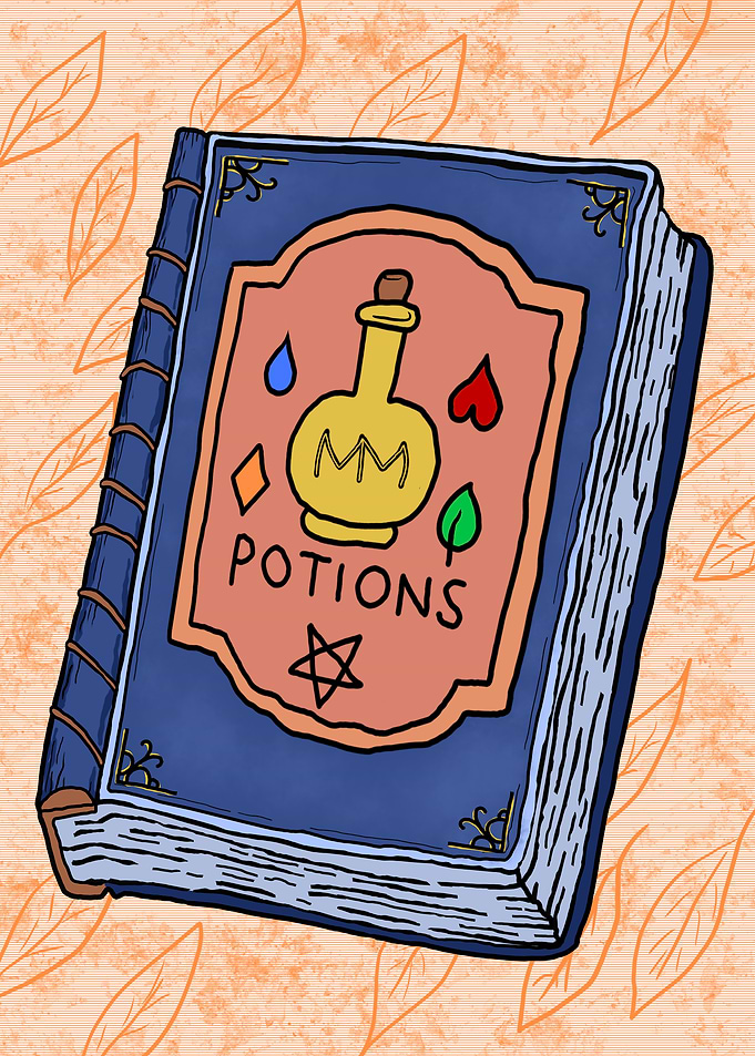 Magic Potions Book