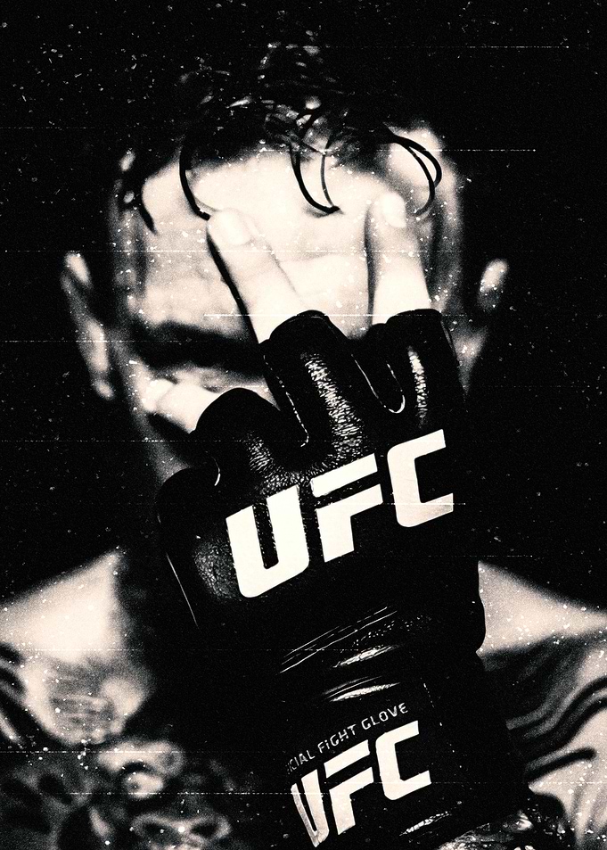 UFC Fighter with Glove of Conor