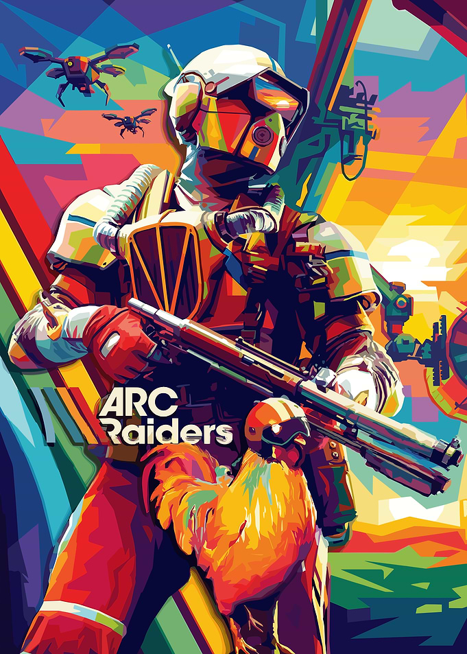 Arc Raiders Pop Art Poster