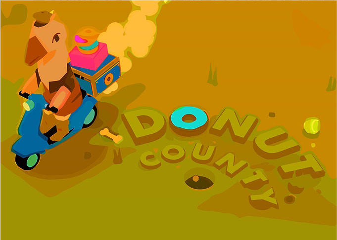 Donut County Game Art