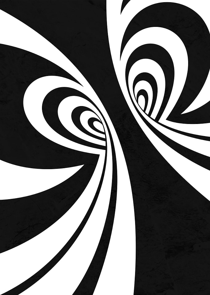 Black and White Optical Illusion