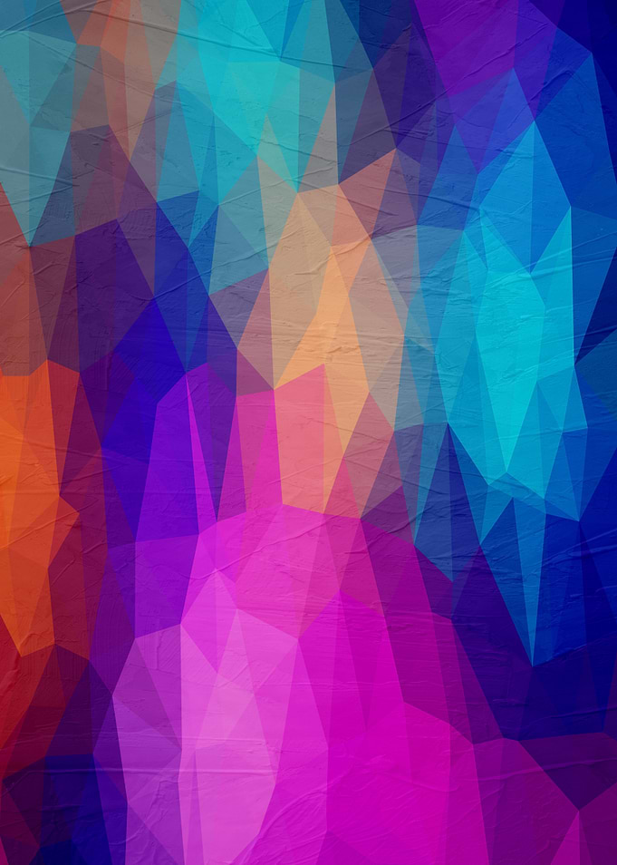 Abstract Geometric Polygonal Art