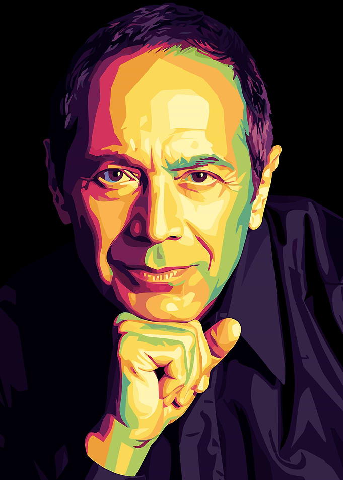 Paul Anka Pop Art Portrait