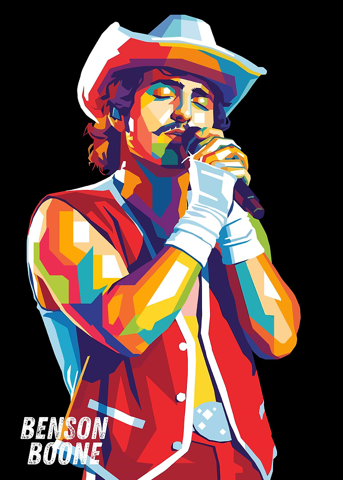 Benson Boone Pop Art Portrait