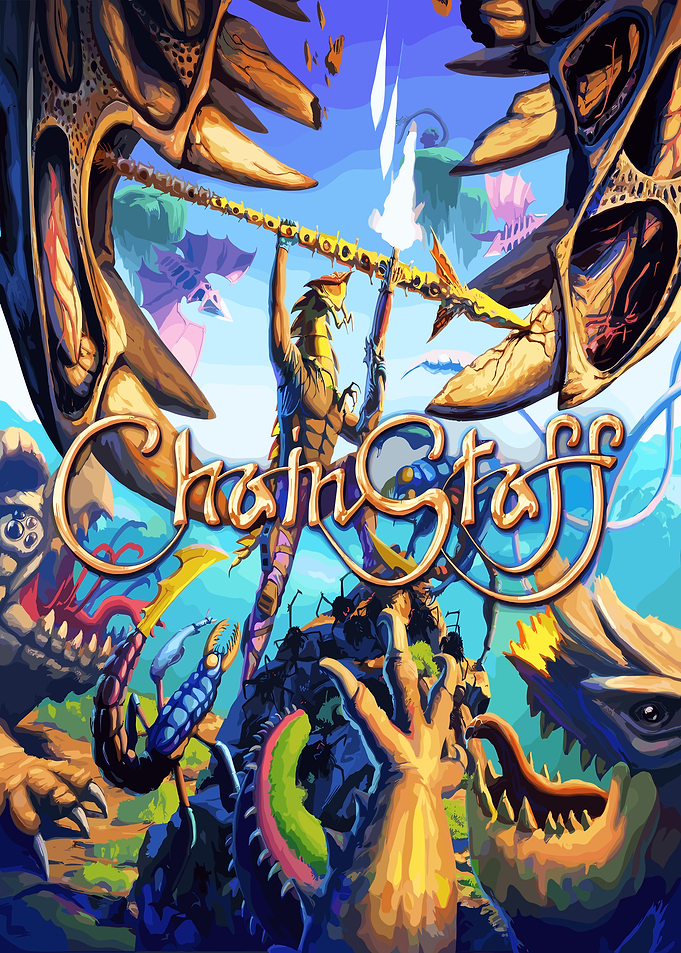 Chain Staff Game Art