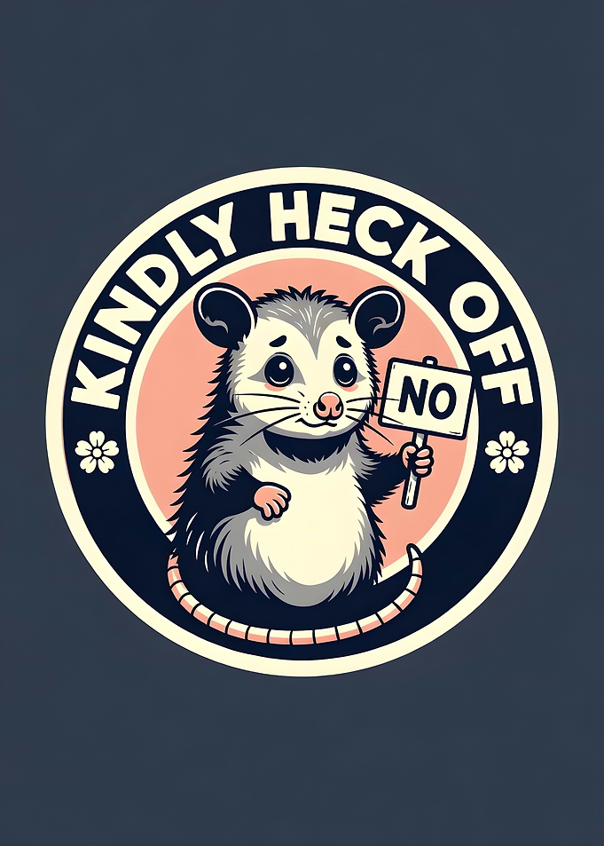 Opossum Saying No