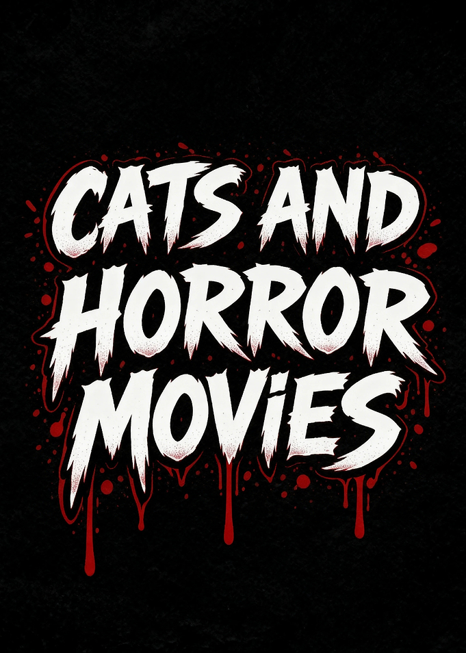 Cats and Horror Movies Text Art