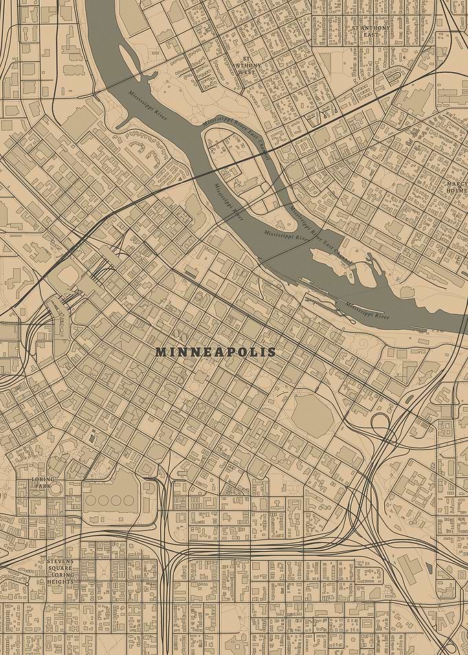 Downtown of Minneapolis, Minnesota