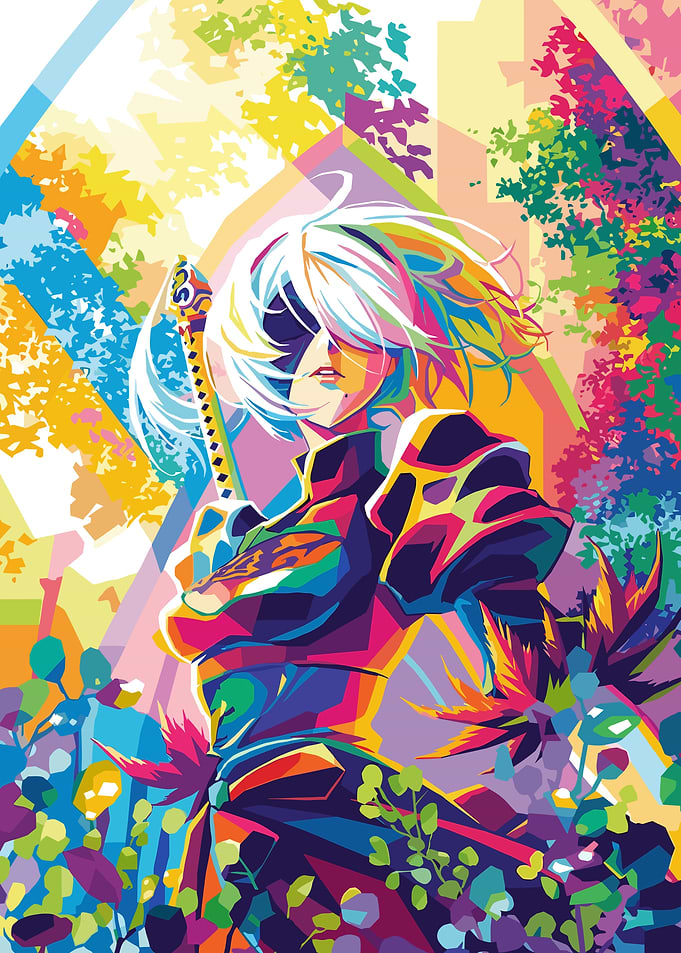 2B WPAP Style Portrait