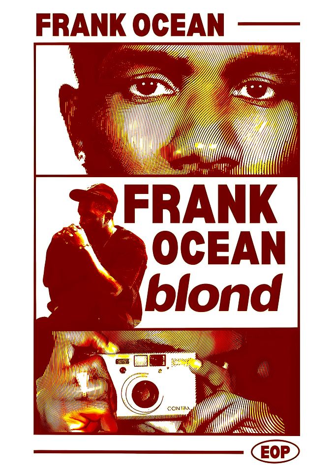 Frank Ocean Blond Poster