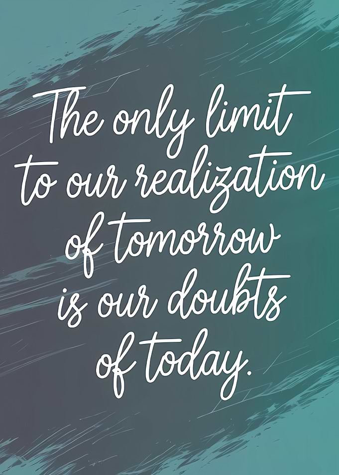 Inspirational Quote on Textured Background