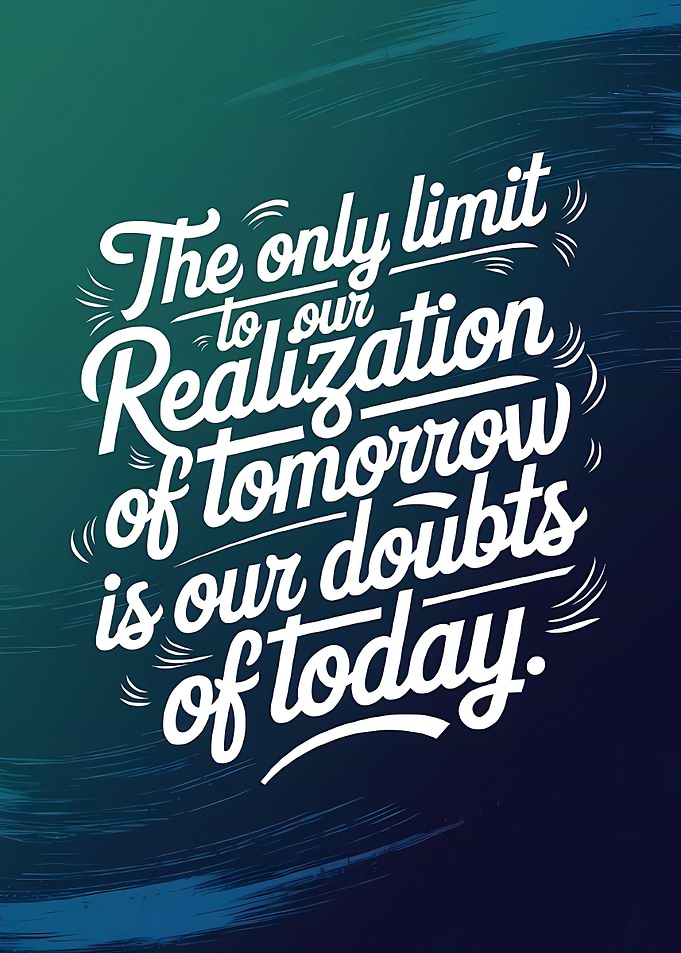 Inspirational quote about limits