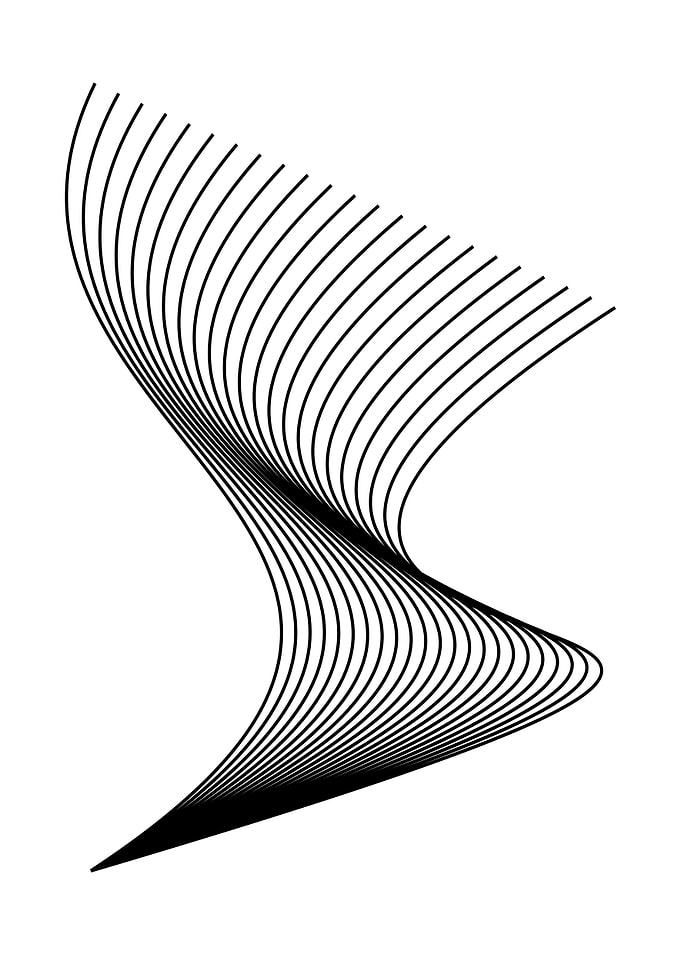 Abstract Swirling Lines