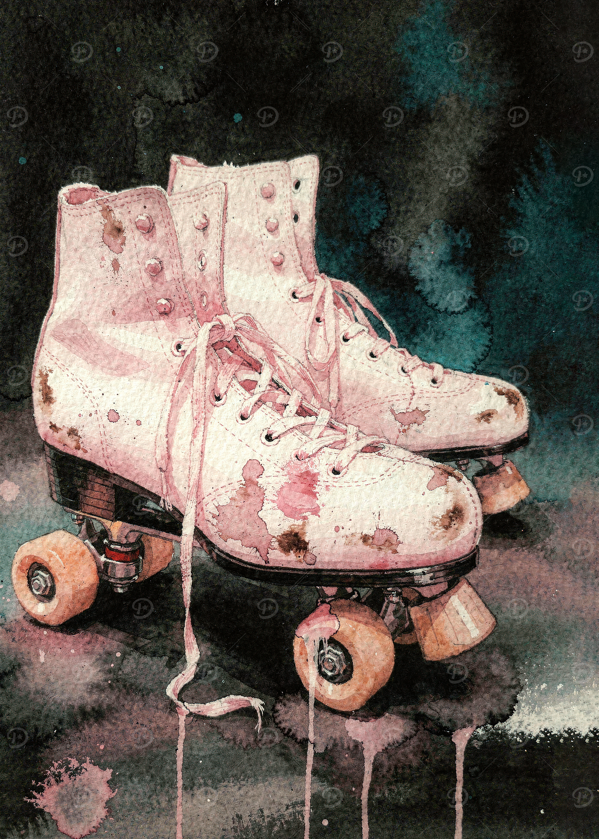 Roller skating Posters Online - Shop Unique Metal Prints, Pictures