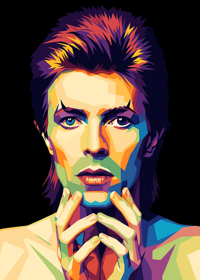 David Bowie Pop Art Portrait