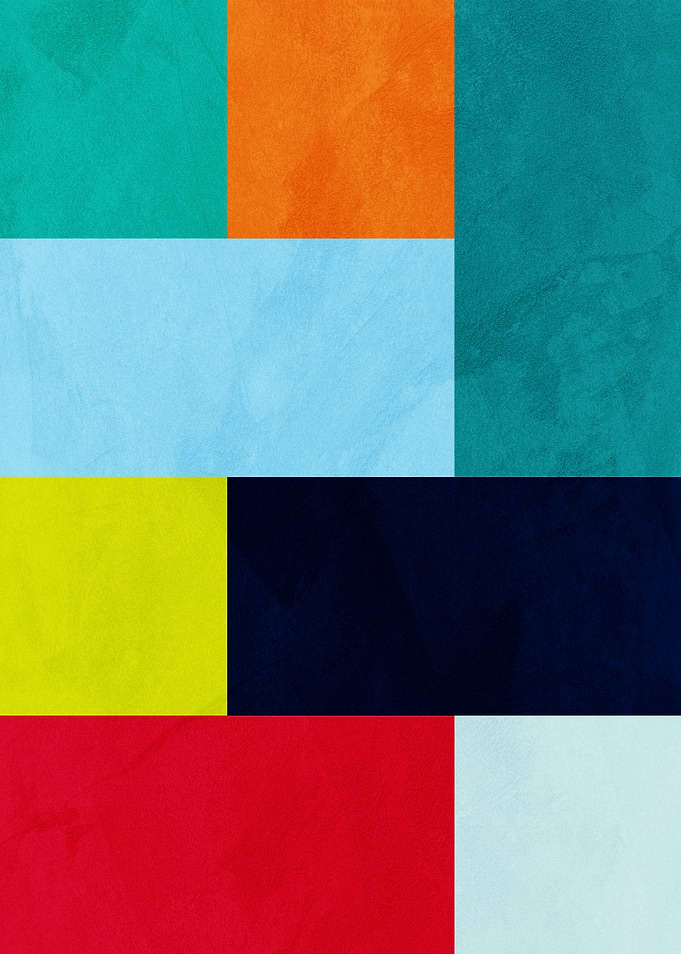 Abstract Geometric Color Blocks