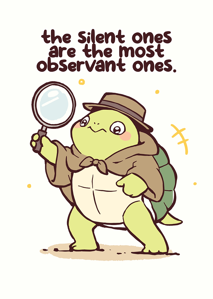 Observant Turtle Detective