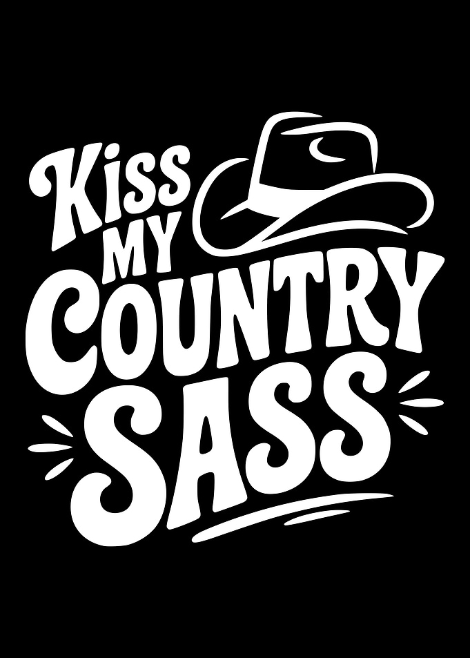 Kiss My Country Sass Cowboy Hat