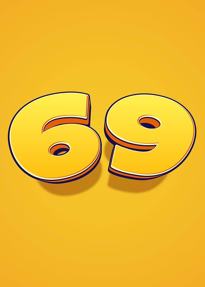 Number 69