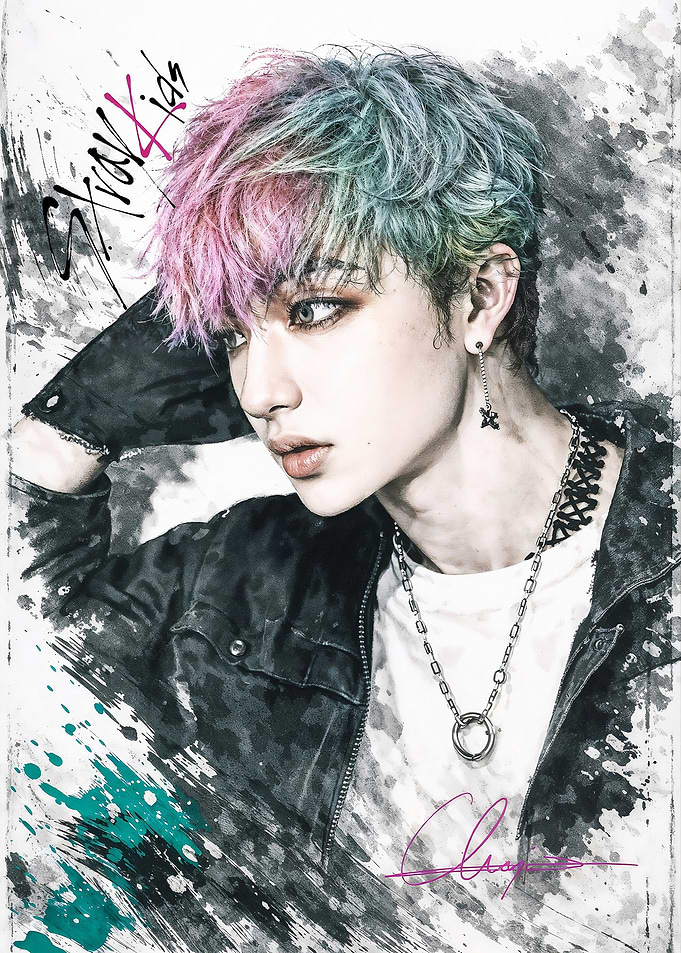 Stray Kids Bang Chan Portrait