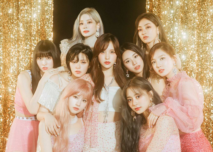 TWICE K-Pop Group Fashion Shoot