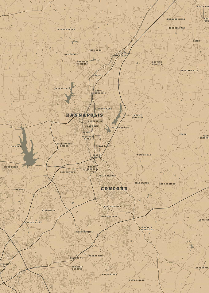 Kannapolis and Concord, North Carolina