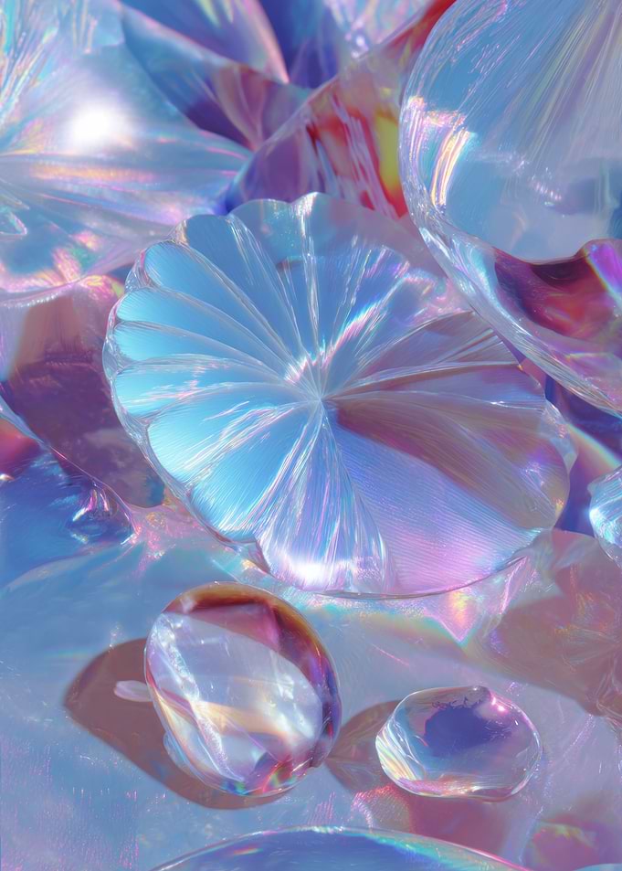 Iridescent Glass Objects