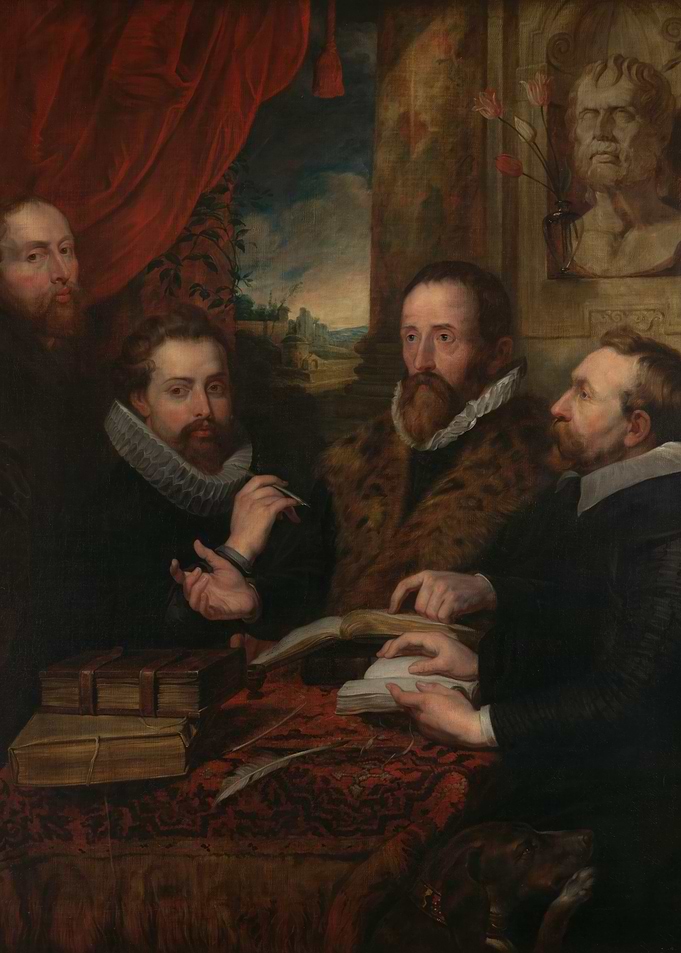 Four Men in a Study