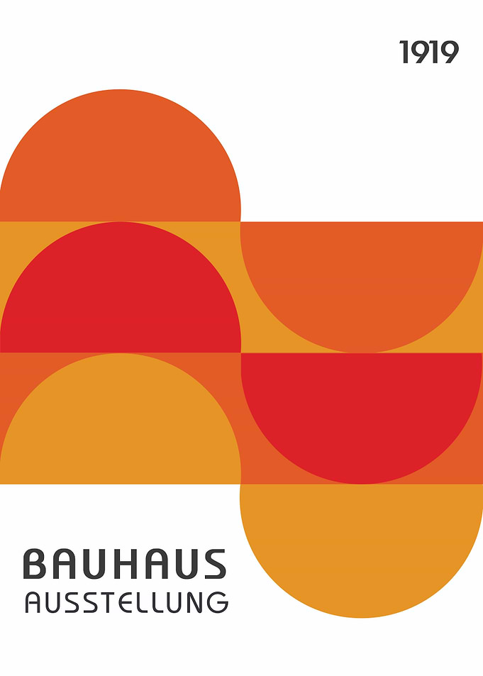 Bauhaus Ausstellung 1919 Poster