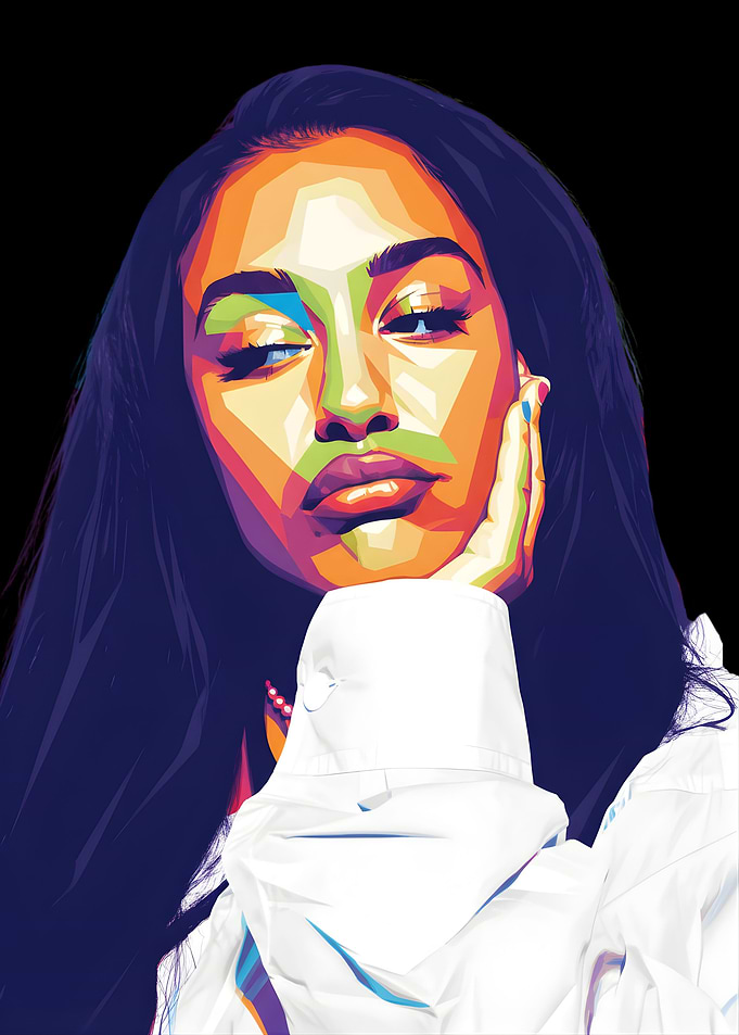 Jorja Smith Pop Art Portrait