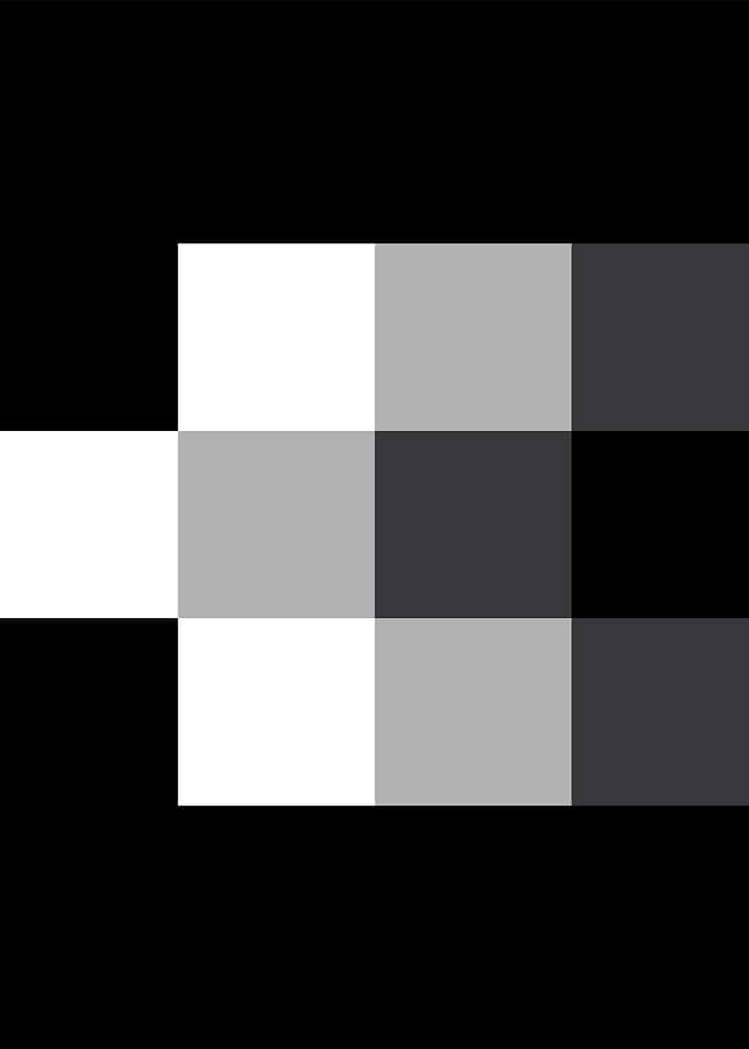 Monochromatic Buffalo Plaid Pattern