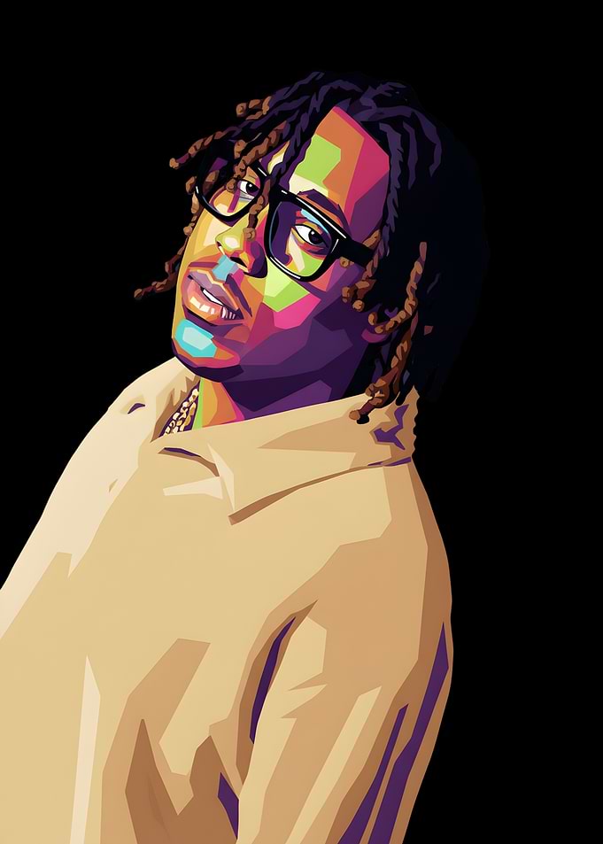 Don Toliver Colorful Portrait