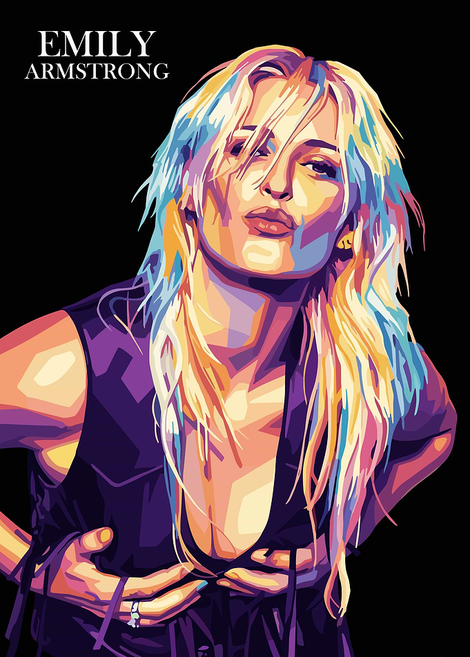 Emily Armstrong Pop Art Portrait