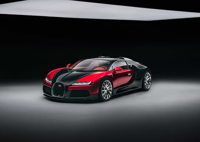 Bugatti Veyron Red and Black
