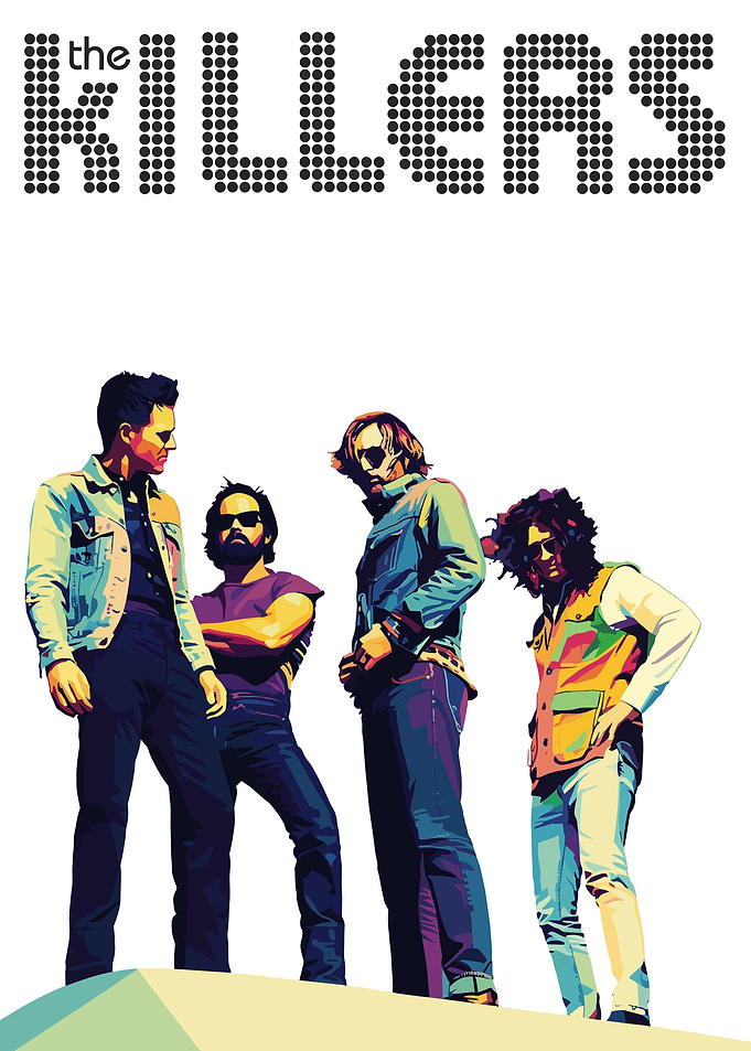 The Killers Band Pop Art