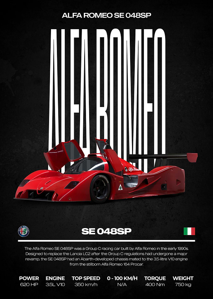 Alfa Romeo SE 048SP Racing Car