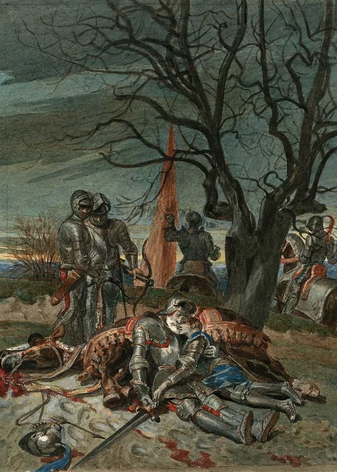Knights in Armor After Battle