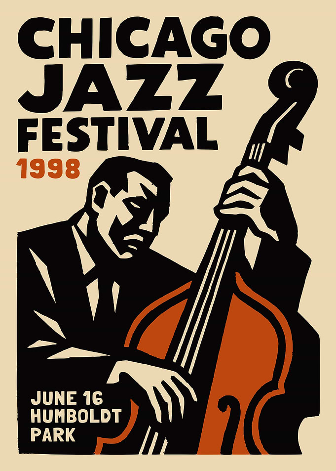 Chicago Jazz Festival 1998 Poster