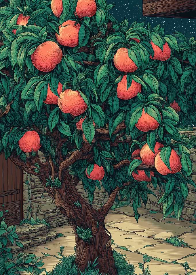 Orchard at Dusk