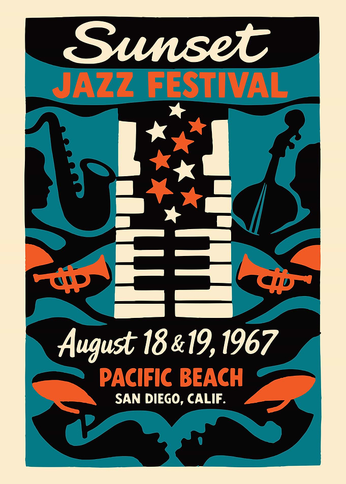 Sunset Jazz Festival Poster