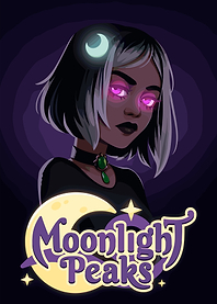 Moonlight Peaks Anime Art