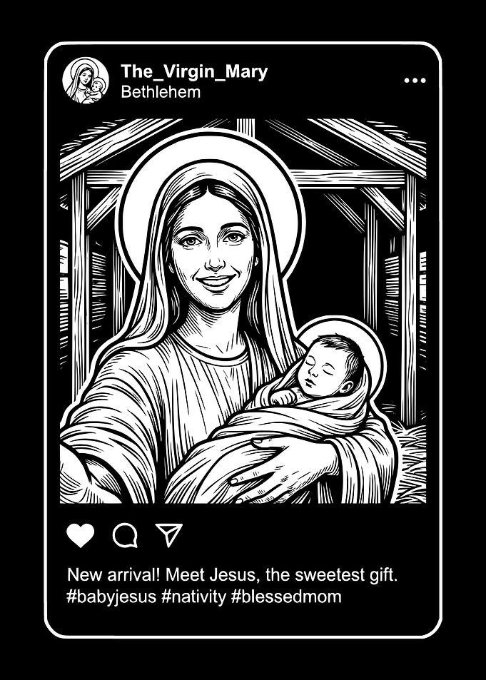 Virgin Mary and Baby Jesus