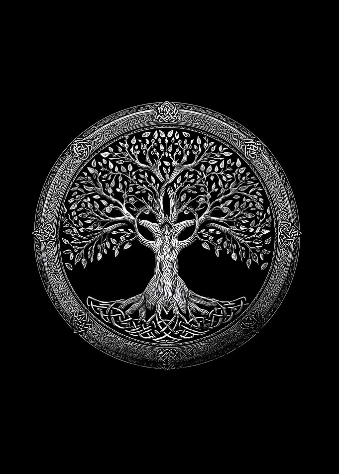 Celtic Tree of Life Emblem