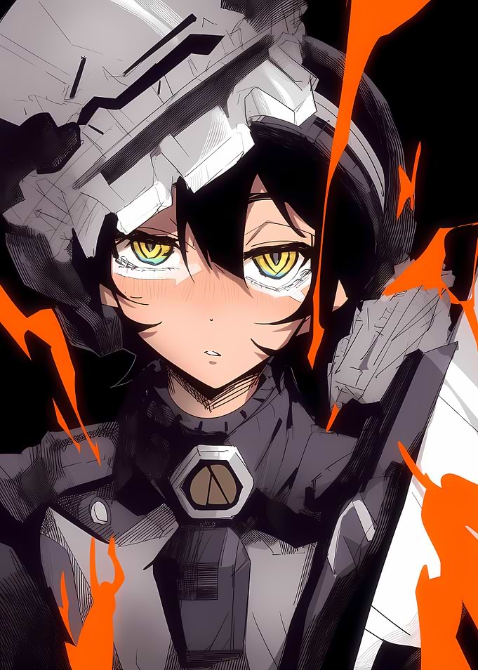 Anime Girl in Sci-Fi Armor