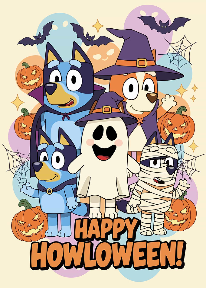 Bluey Halloween Characters